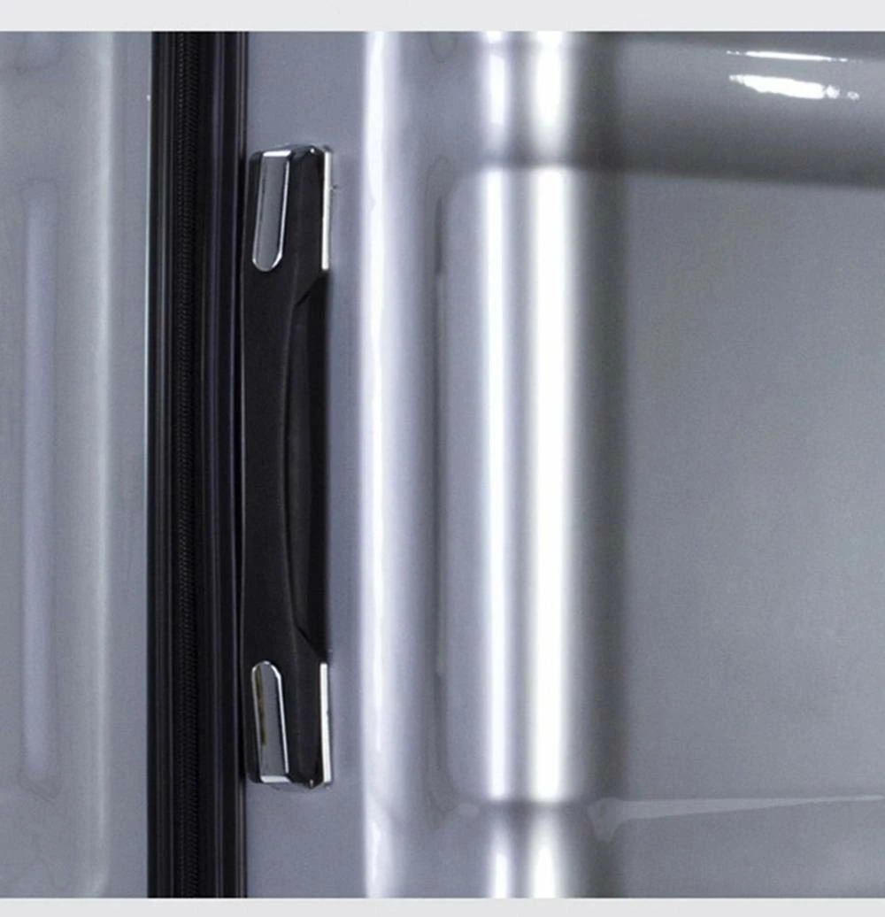 Suitcase, Lightweight, Large 28-Inch Hard-Shell Aluminum Alloy Suitcase, 4 Spinner Wheels, Abs Luggage Travel Trolley, Pink, 24 Inch 5 Suitcase, Lightweight, Large 28-Inch Hard-Shell Aluminum Alloy Suitcase, 4 Spinner Wheels, Abs Luggage Travel Trolley, Pink, 24 Inch - Image 3