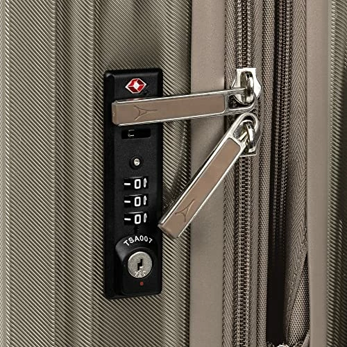 Travelpro Maxlite Air Hardside Expandable Luggage, 8 Spinner Wheels, Lightweight Hard Shell Polycarbonate, Champagne, Checked-Medium 25-Inch 4 Travelpro Maxlite Air Hardside Expandable Luggage, 8 Spinner Wheels, Lightweight Hard Shell Polycarbonate, Champagne, Checked-Medium 25-Inch - Image 2