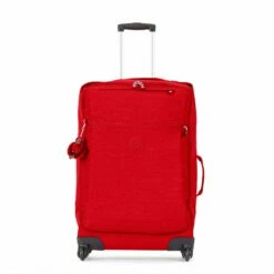 Kipling Unisex-Adult's Darcey Medium Carry-On Rolling Luggage, Cherry Tonal