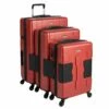 TACH TUFF 3-Piece Hardcase Connectable Luggage & Carryon Travel Bag Set | Rolling Suitcase With Patented Built-In Connecting System | Easily Link & Carry 9 Bags At Once (wine Red) -TRAVELPRO Sales 71BUdgibg1L
