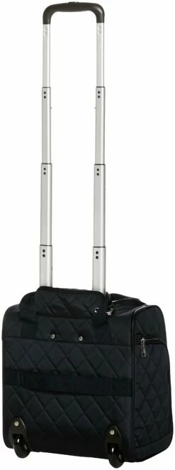 AmazonBasics Underseat Carry-On Rolling Travel Luggage Bag - Black Quilted -TRAVELPRO Sales 71TK8HZPDwL