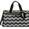 Betsey Johnson Chevron Carry On Weekender Travel Duffel Bag - Black White -TRAVELPRO Sales 71oAX 2B9nqL