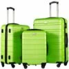 COOLIFE Luggage 3 Piece Set Suitcase Spinner Hardshell Lightweight TSA Lock (Apple Green2) -TRAVELPRO Sales 71z 2B7rKT3jL