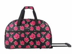 Betsey Johnson Luggage Designer Pattern Suitcase Wheeled Duffel Carry On Bag (Paris Love) (One Size, Covered Roses) -TRAVELPRO Sales 811VqXdgalL 4066de11 776f 48f2 be76 c0b725f3152b