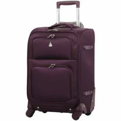 Large Capacity Maximum Allowance 22x14x9 Airline Approved Delta United Southwest Carry On Spinner Luggage Cabin Bag | Rolling Travel Suitcase Lightweight Soft Shell Trolley | 19.5x14x9in Body Size -TRAVELPRO Sales 81BtLZd6sbL. UX679