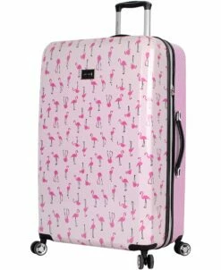 Betsey Johnson 4 Pieces Luggage Set - ABS+PC Hardside Lightweight Durable Rolling Suitcase With Spinner Wheels - Set Includes; 15", 20", 26", 30" -TRAVELPRO Sales 81KX6knrW L