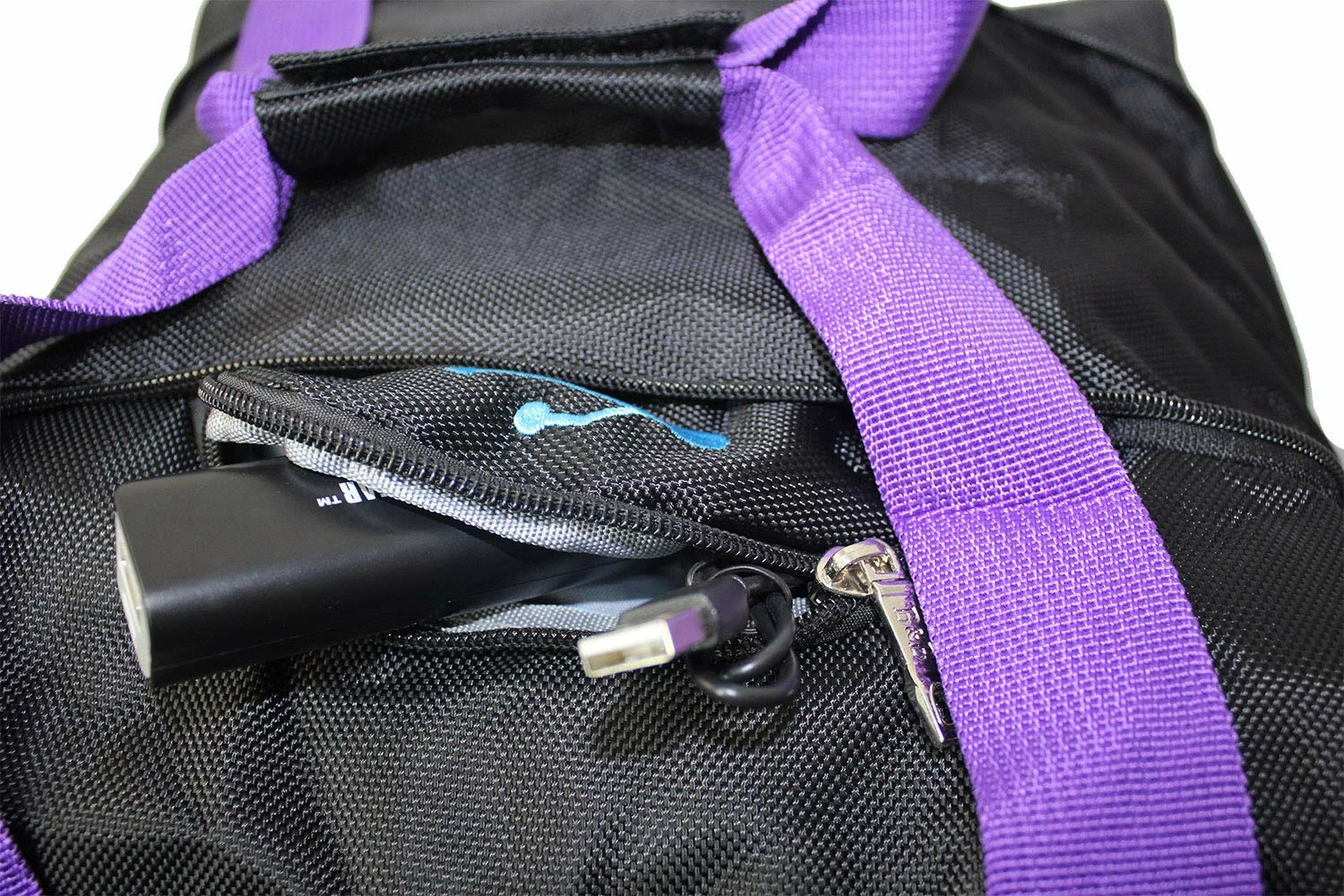 BoardingBlue Personal Item Under Seat For The Airlines Of American, Frontier, Spirit, Black/Purple 8 BoardingBlue Personal Item Under Seat For The Airlines Of American, Frontier, Spirit, Black/Purple - Image 6