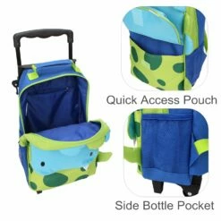 Yodo Zoo 3-Way Toddler Backpack With Wheels Or Little Kids Rolling Luggage, With Front Pouch And Side Bottle Holders, For Toddler Boys And Girls, Dinosaur 15 Yodo Zoo 3-Way Toddler Backpack With Wheels Or Little Kids Rolling Luggage, With Front Pouch And Side Bottle Holders, For Toddler Boys And Girls, Dinosaur -TRAVELPRO Sales 81dSHbtjeTL