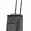 Travelers Club Luggage 17" Top Expandable Underseater W/Side USB Port Connector, Dark Gray Suitcase, Carry
