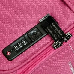 AmazonBasics Lightweight Luggage, Softside Spinner Travel Suitcase With Wheels - 22 Inch, Pink -TRAVELPRO Sales 916t90BQTxL