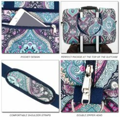 Travel Foldable Waterproof Duffel Bag - Lightweight Carry Storage Luggage Tote Duffel Bag. (Green Floral) -TRAVELPRO Sales 9170kZBZ 9L