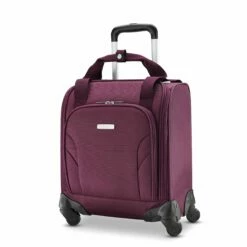 Samsonite Underseat Spinner With USB Port Carry-On Luggage, Purple, One Size