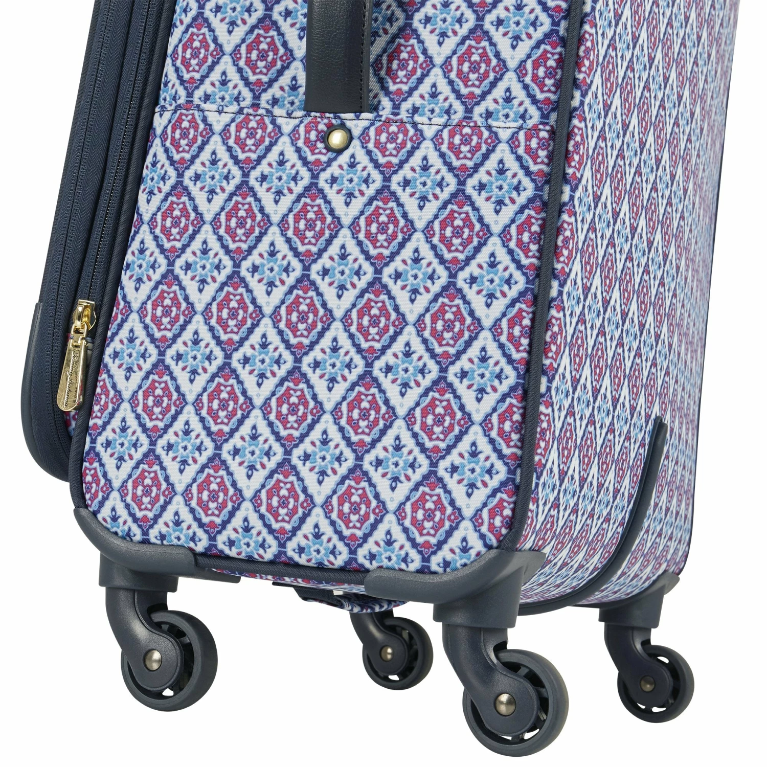 Tommy Bahama Lightweight Spinner Luggage - Expandable Suitcases For Men And Travel With Rolling Wheels, Pink/Blue 4 Tommy Bahama Lightweight Spinner Luggage - Expandable Suitcases For Men And Travel With Rolling Wheels, Pink/Blue - Image 2