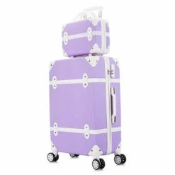 Carrylove Women Spinner Abs Retro Luggage 20"22"24"26" Trolley Bag -TRAVELPRO Sales Carrylove women spinner abs retro luggage 20 22 24 26 trolley bag vintage suitcase set on.jpg 640x640 1692923e d6fc 4f25 aaeb 83a9318258ed