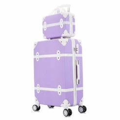 Carrylove Women Spinner Abs Retro Luggage 20"22"24"26" Trolley Bag -TRAVELPRO Sales Carrylove women spinner abs retro luggage 20 22 24 26 trolley bag vintage suitcase set on 39fb2a2e 7631 4782 a8a7 62ffed7dc743