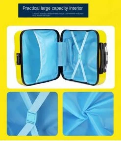 Cartoon Child Trolley Luggage ABS+PC Girls And Boys Suitcases Travel -TRAVELPRO Sales Cartoon child trolley luggage ABS PC girls and boys suitcases Travel universal wheel student combination rolling 35bdda17 dd6c 4a9a b32d d6e2492386b7