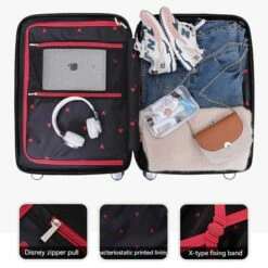 Disney Children's Luggage Cute Mickey Boarding Cartoon Fashion 20" 16 Disney Children's Luggage Cute Mickey Boarding Cartoon Fashion 20" -TRAVELPRO Sales Disney Children s Luggage Cute Mickey Boarding Cartoon Fashion 20 Trolley Case Omni Directional Wheel Travel 52d76cb2 514e 42f3 8eb6 f8c91b22068c