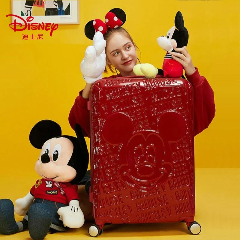 Disney Children's Luggage Cute Mickey Boarding Cartoon Fashion 20" 3 Disney Children's Luggage Cute Mickey Boarding Cartoon Fashion 20"