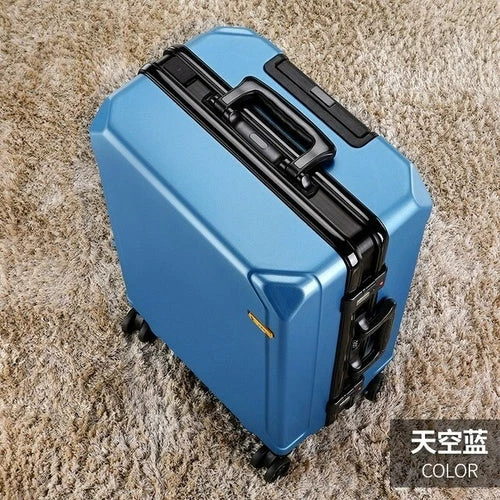 Fashion Rolling Luggage Aluminum Frame | Aluminum Usb Charging Trolley 13 Fashion Rolling Luggage Aluminum Frame | Aluminum Usb Charging Trolley - Image 11