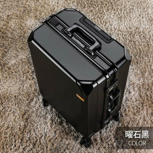 Fashion Rolling Luggage Aluminum Frame | Aluminum Usb Charging Trolley 9 Fashion Rolling Luggage Aluminum Frame | Aluminum Usb Charging Trolley - Image 7