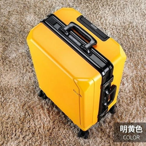 Fashion Rolling Luggage Aluminum Frame | Aluminum Usb Charging Trolley 18 Fashion Rolling Luggage Aluminum Frame | Aluminum Usb Charging Trolley - Image 16