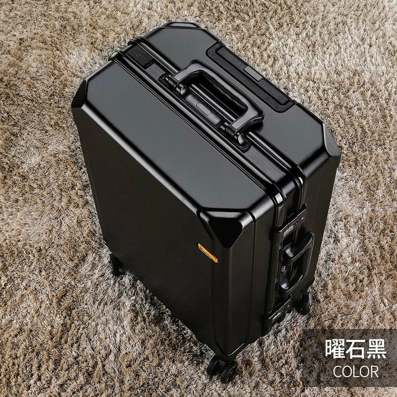Fashion Rolling Luggage Aluminum Frame | Aluminum Usb Charging Trolley 8 Fashion Rolling Luggage Aluminum Frame | Aluminum Usb Charging Trolley - Image 6