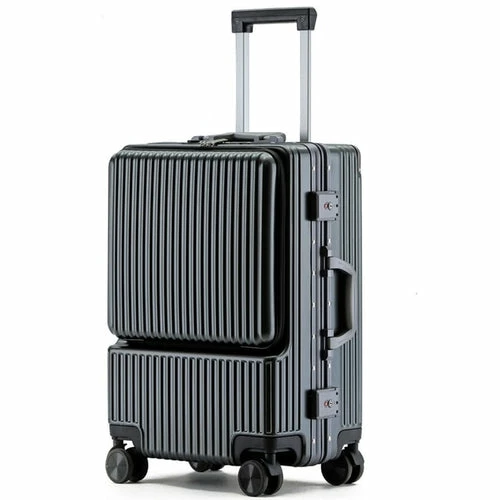 KANGSHILU Aluminum Frame 20 Inches Travel Suitcases Universal Wheel 15 KANGSHILU Aluminum Frame 20 Inches Travel Suitcases Universal Wheel - Image 13