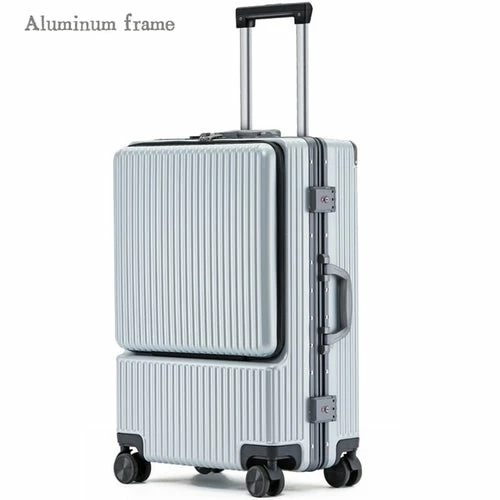 KANGSHILU Aluminum Frame 20 Inches Travel Suitcases Universal Wheel 18 KANGSHILU Aluminum Frame 20 Inches Travel Suitcases Universal Wheel - Image 16