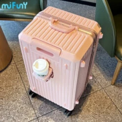 MIFUNY Travel Luggage With Cup Holder Aluminum Frame Suitcase Large -TRAVELPRO Sales MIFUNY Travel Luggage with Cup Holder Aluminum Frame Suitcase Large Capacity Carry on Luggage Pull Rod.jpg 640x640 674e3eff 1abe 42bc b432 940863a7dcd6