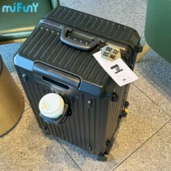MIFUNY Travel Luggage With Cup Holder Aluminum Frame Suitcase Large -TRAVELPRO Sales MIFUNY Travel Luggage with Cup Holder Aluminum Frame Suitcase Large Capacity Carry on Luggage Pull Rod.jpg 640x640 68b2beee 9285 4428 b4ef d0c14d82d662