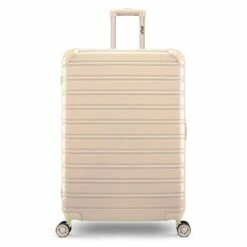 IFLY 28" Hardside Luggage Fibertech Checked Luggage, Champagne| |