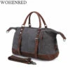 Men'S Travel Bags Vintage Leather Canvas Carry On Luggage Bags Big Men Duffel Bags Travel Tote 2 Men'S Travel Bags Vintage Leather Canvas Carry On Luggage Bags Big Men Duffel Bags Travel Tote -TRAVELPRO Sales product image 534827637