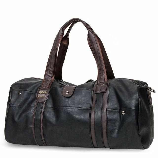 Leather Handbag Men Travel Bag Carry On Luggage Bags Men Duffel Bags Women Tote Portable Weekend 5 Leather Handbag Men Travel Bag Carry On Luggage Bags Men Duffel Bags Women Tote Portable Weekend - Image 3