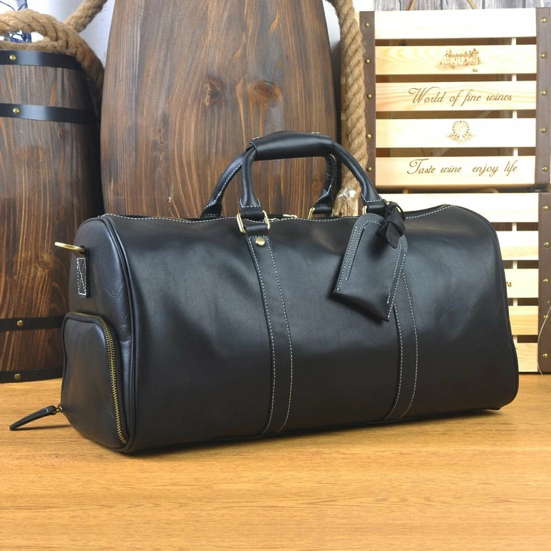 Genuine Leather Men Travel Bag Carry On Luggage Bags Men Leather Travel Duffel Weekend Bag Big Tote 3 Genuine Leather Men Travel Bag Carry On Luggage Bags Men Leather Travel Duffel Weekend Bag Big Tote