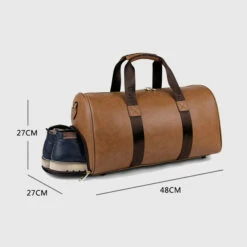 Genuine Leather Men Travel Bag Carry On Luggage Bags Men Leather Travel Duffel Weekend Bag Big Tote 8 Genuine Leather Men Travel Bag Carry On Luggage Bags Men Leather Travel Duffel Weekend Bag Big Tote -TRAVELPRO Sales product image 864182961