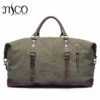 Canvas Leather Men Travel Bags Carry On Luggage Bags Men Duffel Tote Large Capacity Weekend Bag -TRAVELPRO Sales product image 906439732