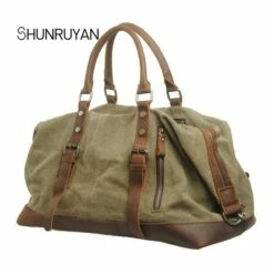 Shunruyan Canvas Cow Leather Men Travel Bags Carry On Luggage Bags Men Duffel Bags Travel Tote 20 Shunruyan Canvas Cow Leather Men Travel Bags Carry On Luggage Bags Men Duffel Bags Travel Tote -TRAVELPRO Sales product image 906444789